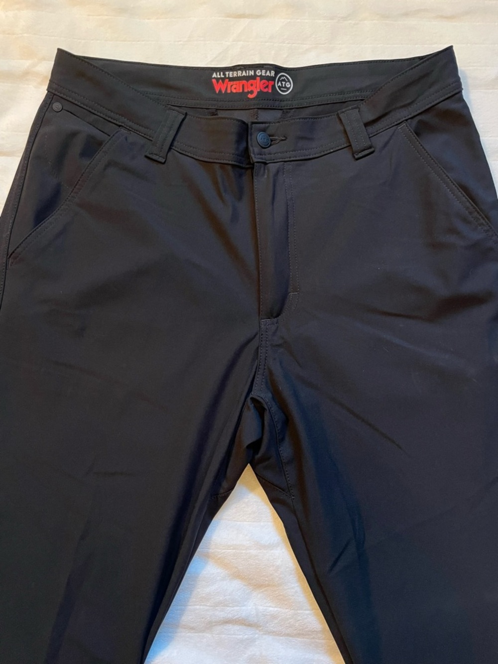 Wrangler ATG Black Pants with Red Logo